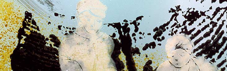 Detail showing two figures from “L'Dor Vador 13: In Seeking Wisdom, the Third Step Is Remembering.”